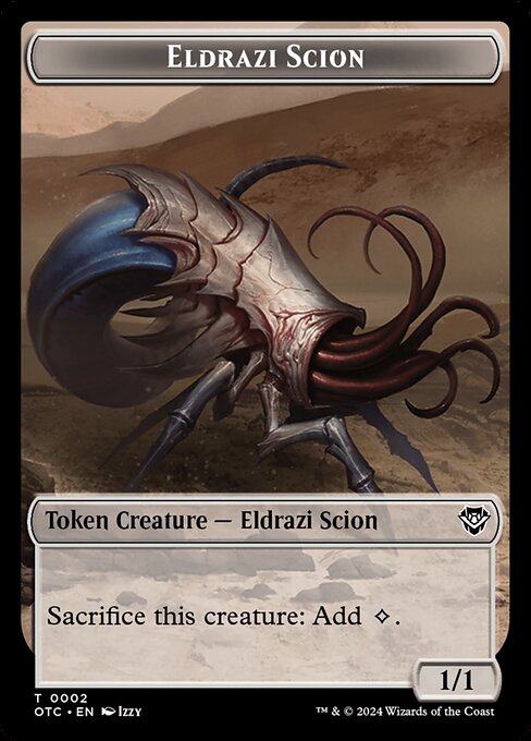 Eldrazi Scion · Outlaws of Thunder Junction Commander Tokens 2/41
