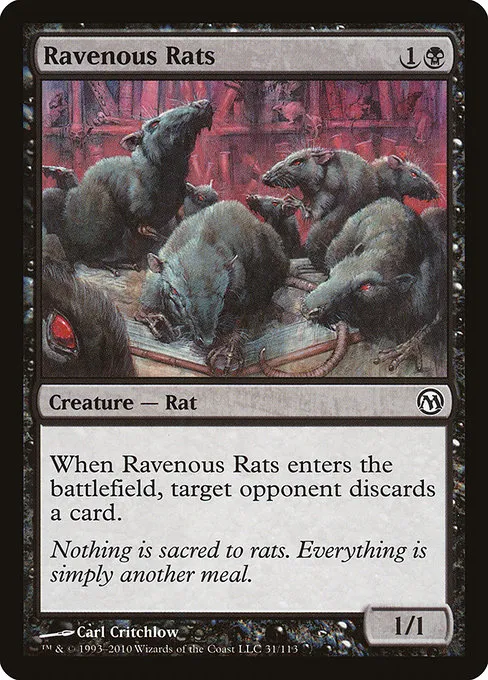 Ravenous Rats · Duels of the Planeswalkers 31/113
