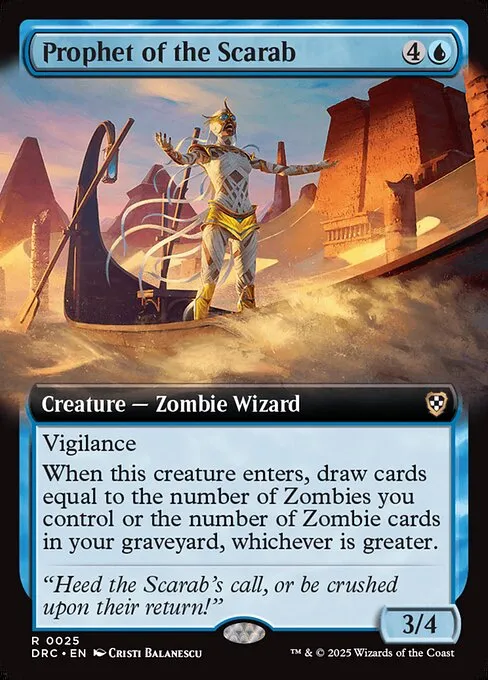 Prophet of the Scarab · Aetherdrift Commander 25/184