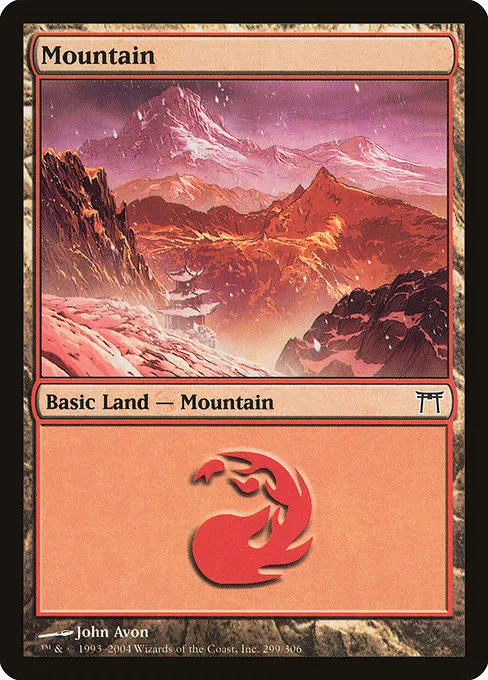 Mountain · Champions of Kamigawa 299/307