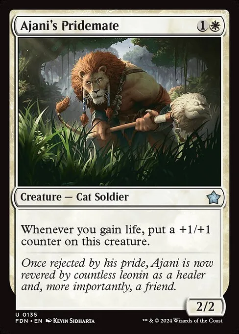Ajani's Pridemate · Foundations 135/771