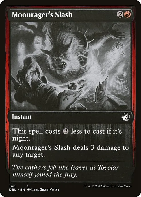 Moonrager's Slash · Innistrad: Double Feature 148/535