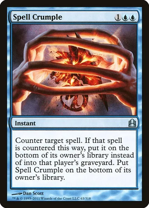 Spell Crumple · Commander 2011 63/318