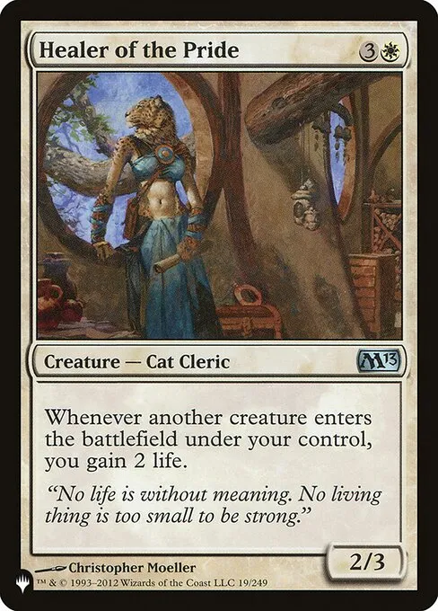 Healer of the Pride · The List M13-19/5050