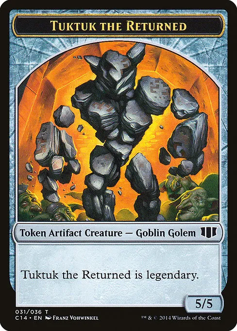 Tuktuk the Returned · Commander 2014 Tokens 31/36
