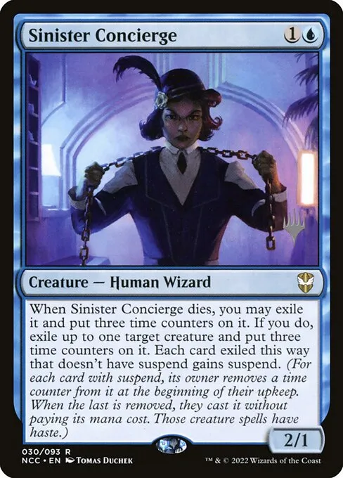 Sinister Concierge · New Capenna Commander Promos 30p/75