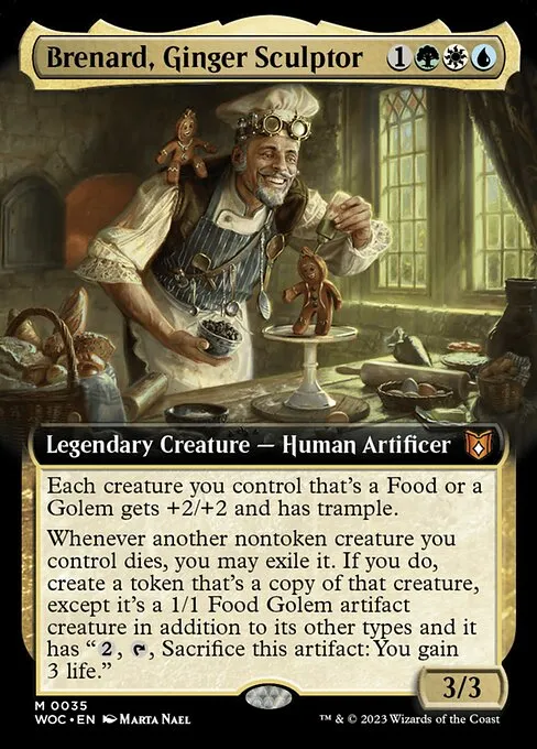 Brenard, Ginger Sculptor · Wilds of Eldraine Commander 35/173
