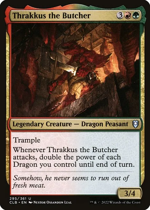 Thrakkus the Butcher · Commander Legends: Battle for Baldur's Gate 295/936
