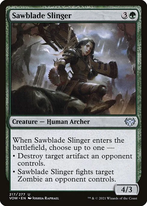 Sawblade Slinger · Innistrad: Crimson Vow 217/423