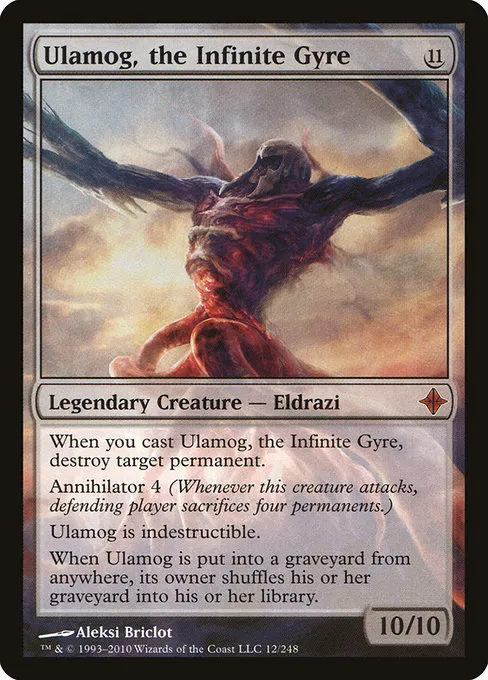 Ulamog, the Infinite Gyre · Rise of the Eldrazi 12/248
