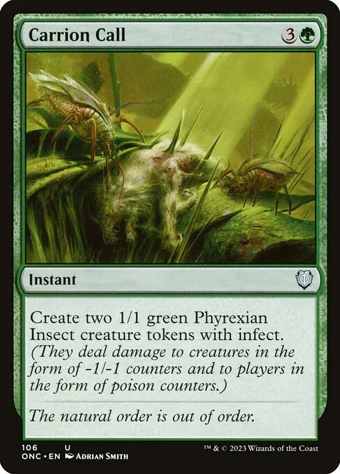 Carrion Call · Phyrexia: All Will Be One Commander 106/174