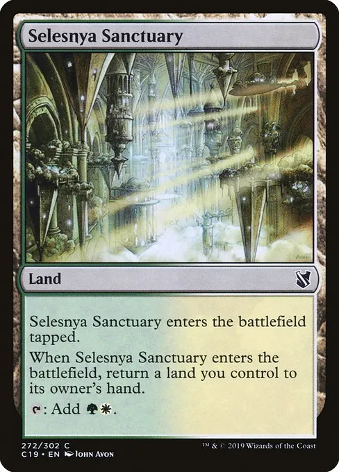 Selesnya Sanctuary · Commander 2019 272/302