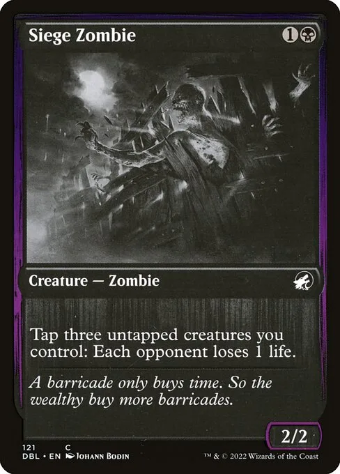 Siege Zombie · Innistrad: Double Feature 121/535