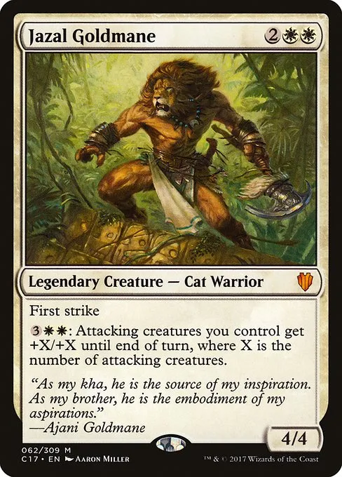 Jazal Goldmane · Commander 2017 62/309