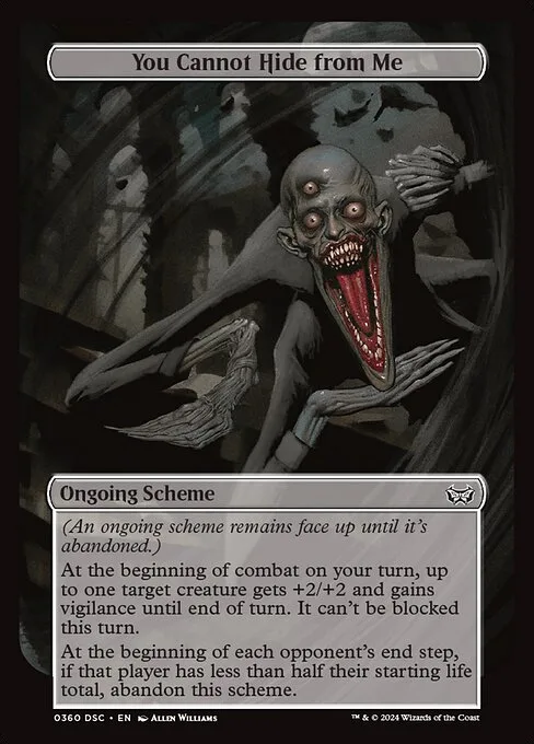 You Cannot Hide from Me · Duskmourn: House of Horror Commander 360/373