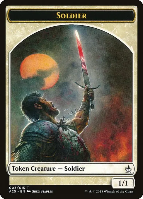 Soldier · Masters 25 Tokens 3/16