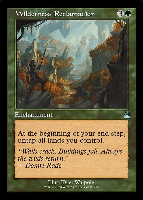 Wilderness Reclamation · Ravnica Remastered 458/531