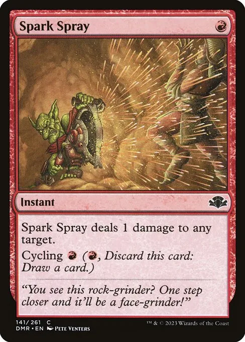 Spark Spray · Dominaria Remastered 141/457