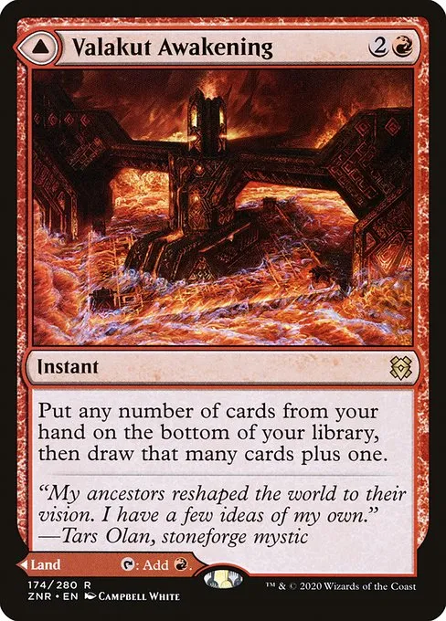Valakut Awakening // Valakut Stoneforge · Zendikar Rising 174/407