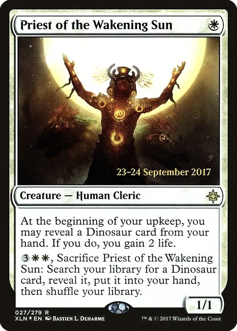 Priest of the Wakening Sun · Ixalan Promos 27s/120