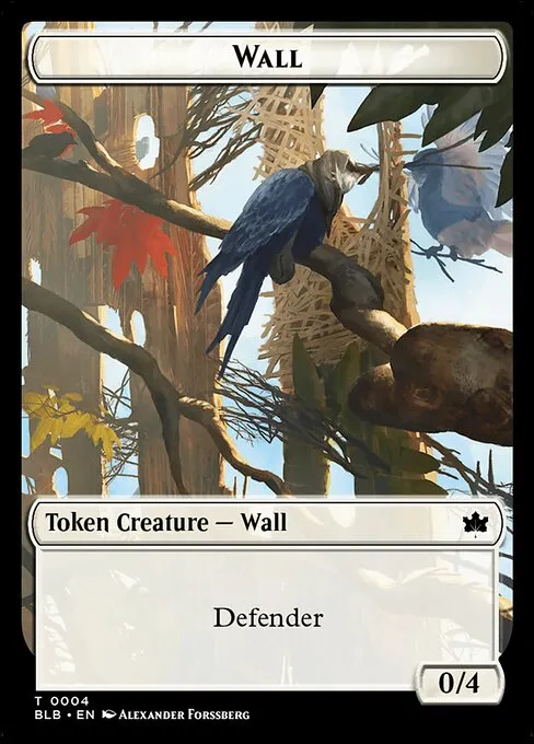 Wall · Bloomburrow Tokens 4/30