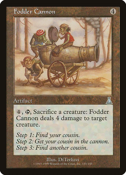 Fodder Cannon · Urza's Destiny 131/143