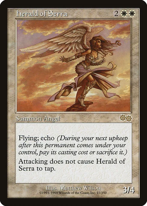 Herald of Serra · Urza's Saga 17/357