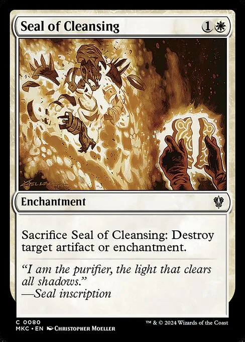 Seal of Cleansing · Murders at Karlov Manor Commander 80/358