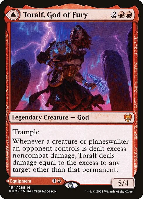Toralf, God of Fury // Toralf's Hammer · Kaldheim 154/425