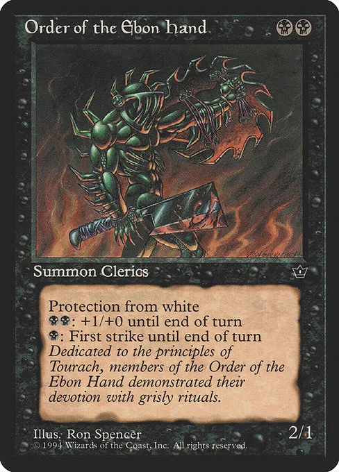 Order of the Ebon Hand · Fallen Empires 42c/187