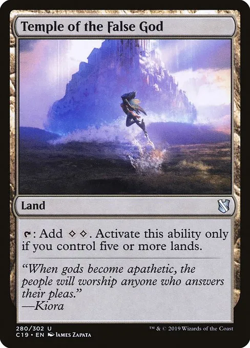 Temple of the False God · Commander 2019 280/302