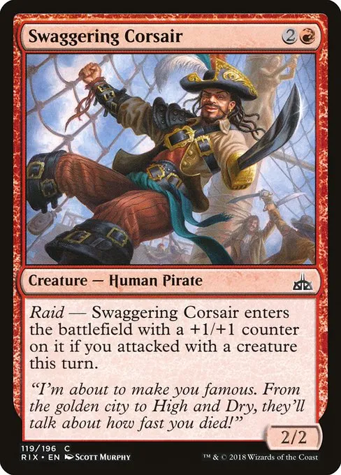 Swaggering Corsair · Rivals of Ixalan 119/205