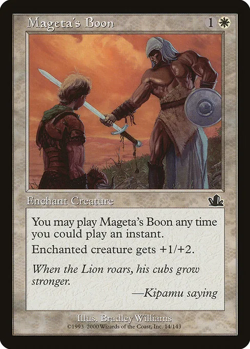 Mageta's Boon · Prophecy 14/144