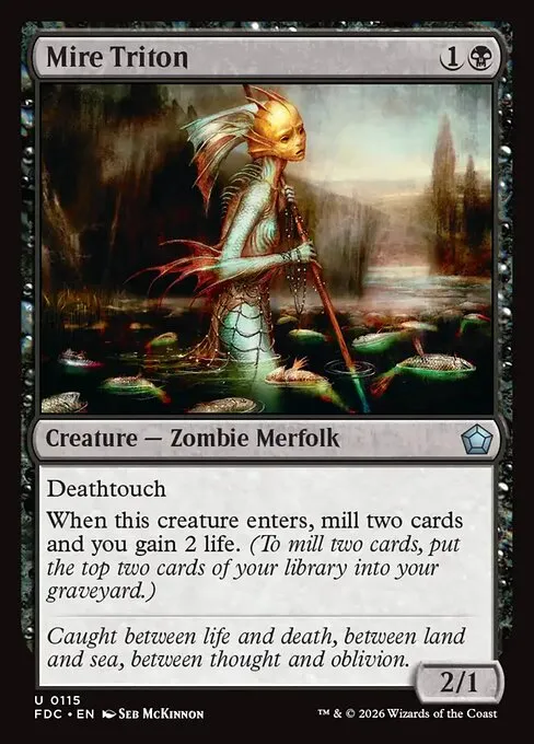 Mire Triton · Foundations Commander 115/3