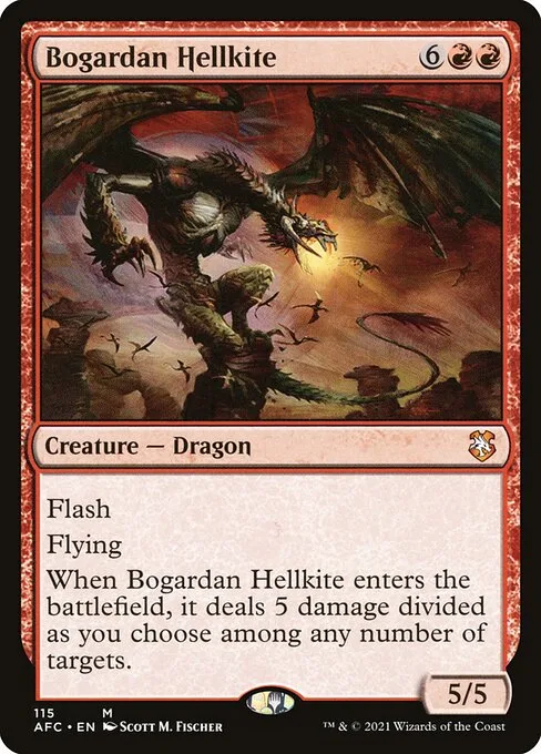 Bogardan Hellkite · Forgotten Realms Commander 115/331