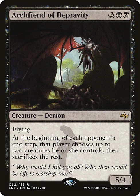 Archfiend of Depravity · Fate Reforged 62/191