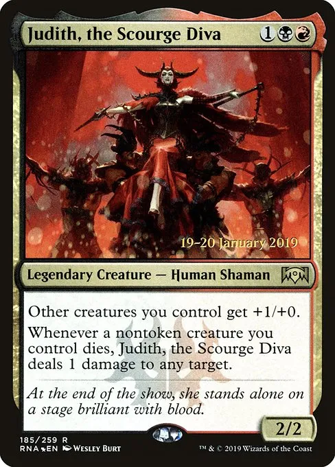 Judith, the Scourge Diva · Ravnica Allegiance Promos 185s/81
