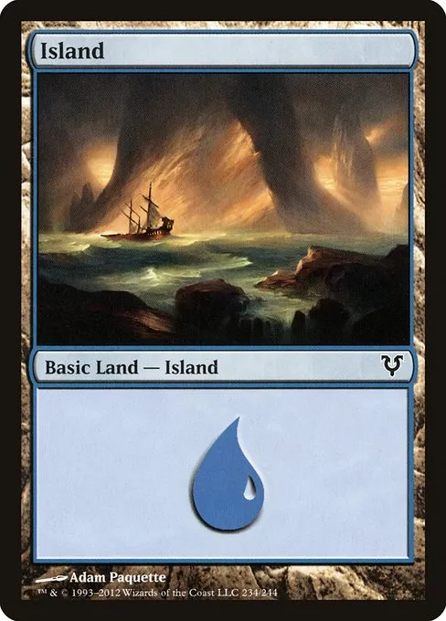 Island · Avacyn Restored 234/244