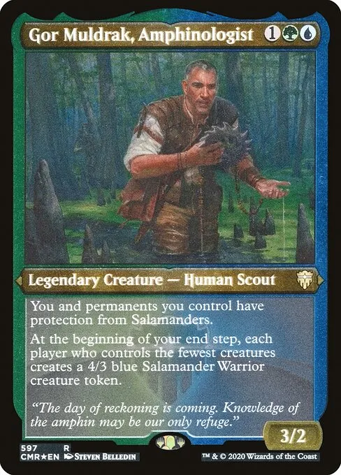 Gor Muldrak, Amphinologist · Commander Legends 597/718
