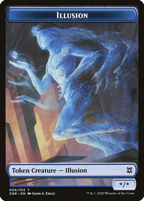 Illusion · Zendikar Rising Tokens 6/12