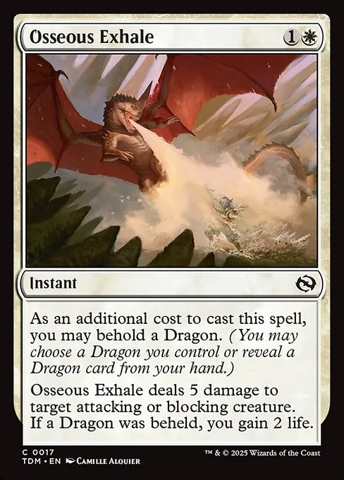 Osseous Exhale · Tarkir: Dragonstorm 17/427