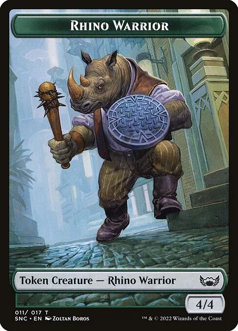 Rhino Warrior · Streets of New Capenna Tokens 11/19