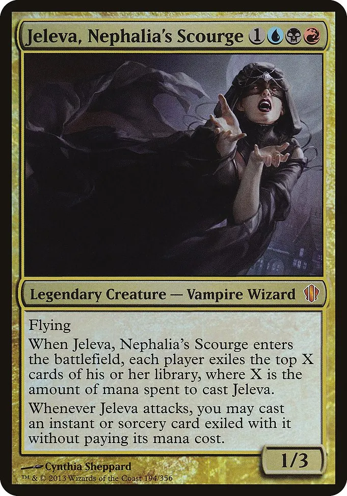 Jeleva, Nephalia's Scourge · Commander 2013 Oversized 194/15