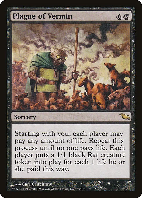 Plague of Vermin · Shadowmoor 73/302