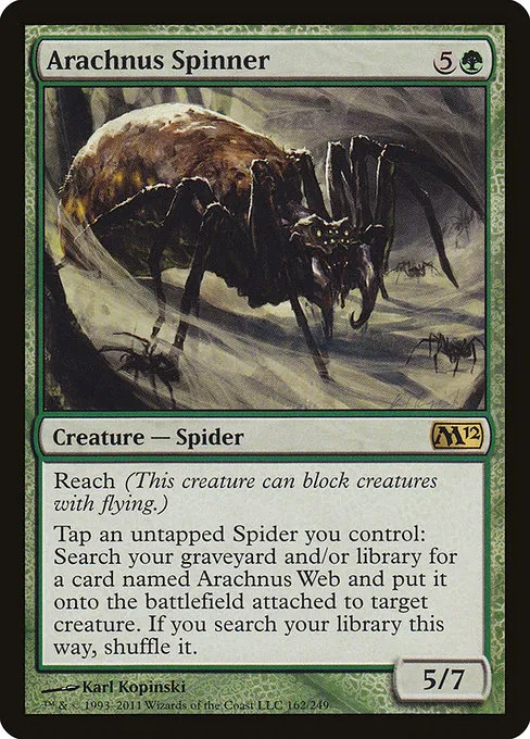 Arachnus Spinner · Magic 2012 162/249