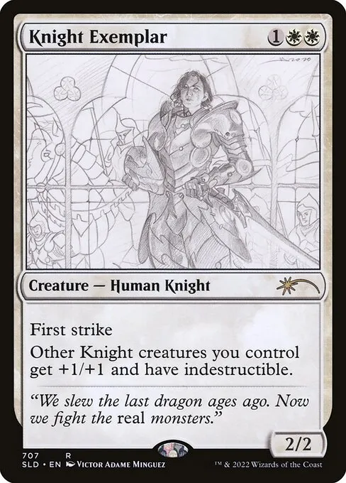 Knight Exemplar · Secret Lair Drop 707/2547