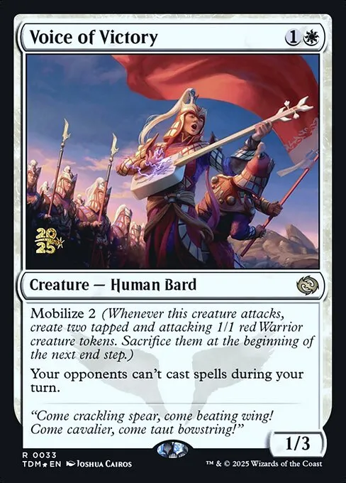 Voice of Victory · Tarkir: Dragonstorm Promos 33s/160