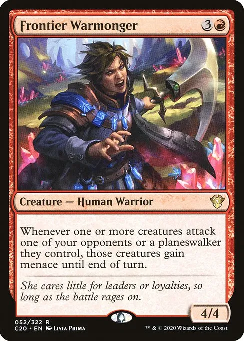 Frontier Warmonger · Commander 2020 52/322