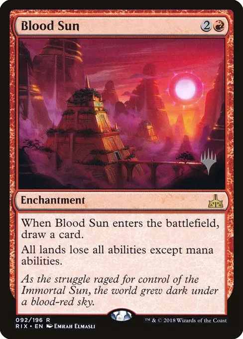 Blood Sun · Rivals of Ixalan Promos 92p/98