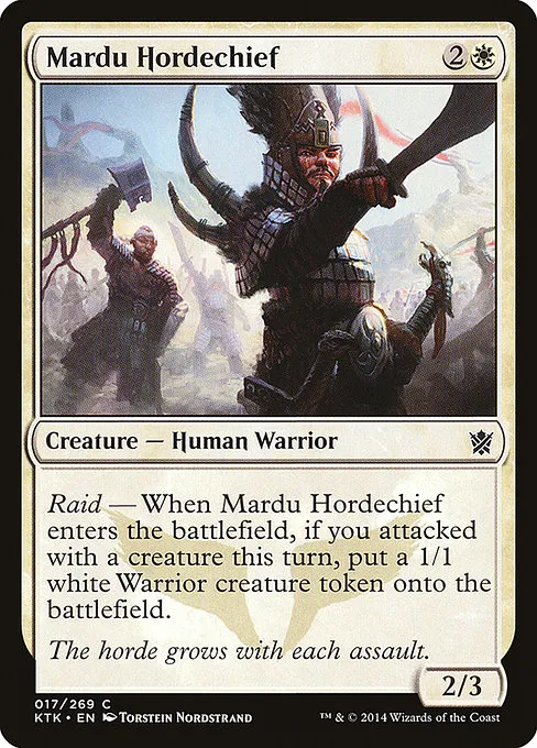 Mardu Hordechief · Khans of Tarkir 17/293